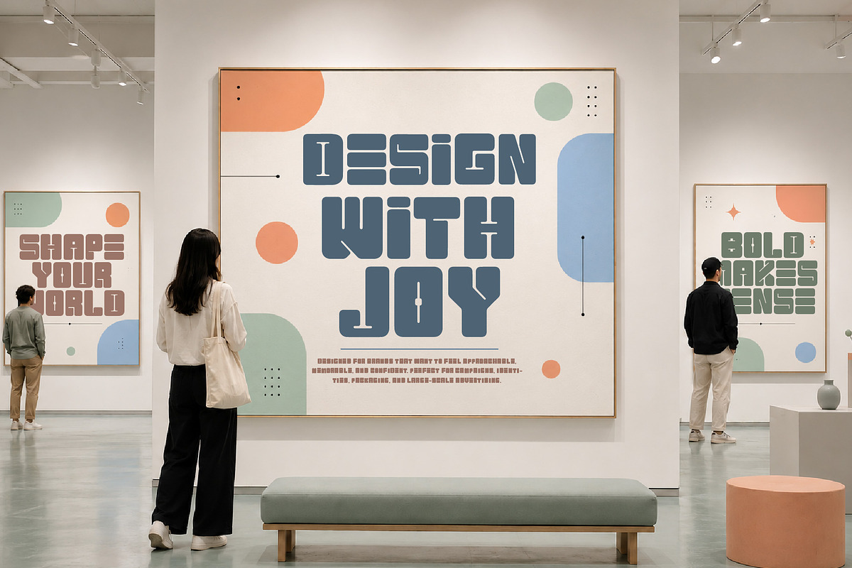 PLUMPIX BOOM - Bold Big Blocks, a Sans Serif Font by HypeWorksCo (Photo 3 of 15)