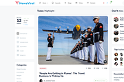 Newsviral - Magazine HTML Template, a HTML Template by AliThemes (Thumbnail 2 of 2)