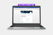 Modern Registration Form, a Stationery Template by iDoodle Studio (Thumbnail 2 of 6)