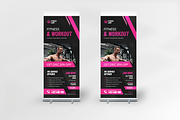 Gym Fitness Roll Up Banner, a Print Template by Annora Studio (Thumbnail 3 of 5)