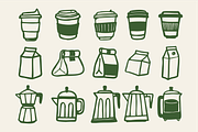 Cafe Branding: 153 Illustrations, a Food Illustration by 24Design Studios (Thumbnail 3 of 9)
