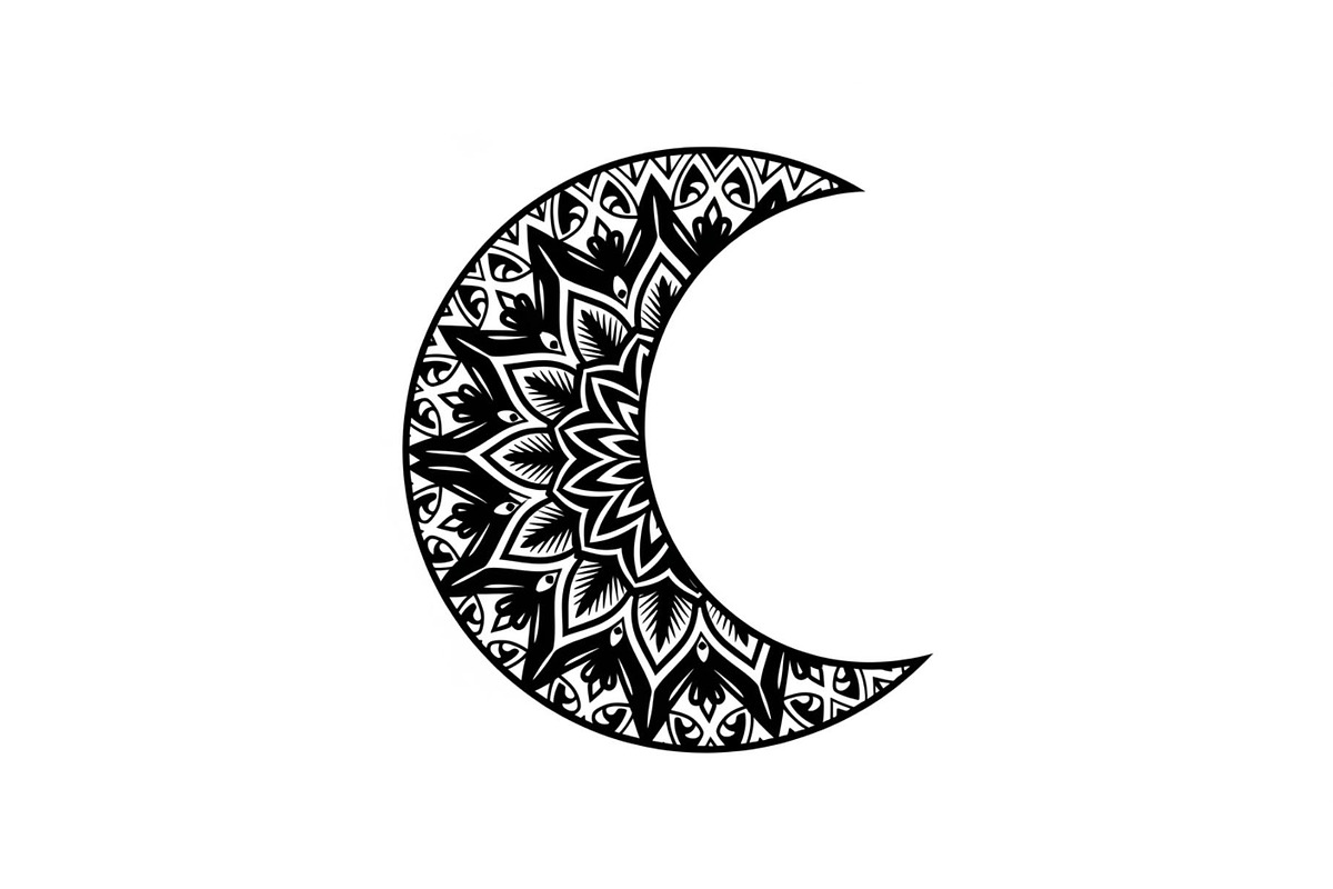 Mandala Crescent Moon Bundle, an Illustration by Designs_River (Photo 29 of 31)