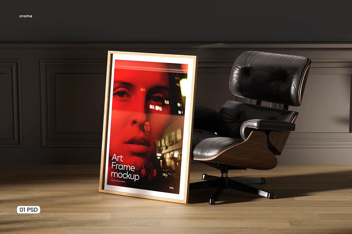 Frame Mockup, a Product Mockup by Croma Studio