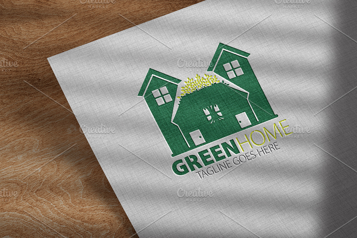 Green Home Logo, a Branding & Logo Template by Josuf Media (Photo 2 of 3)