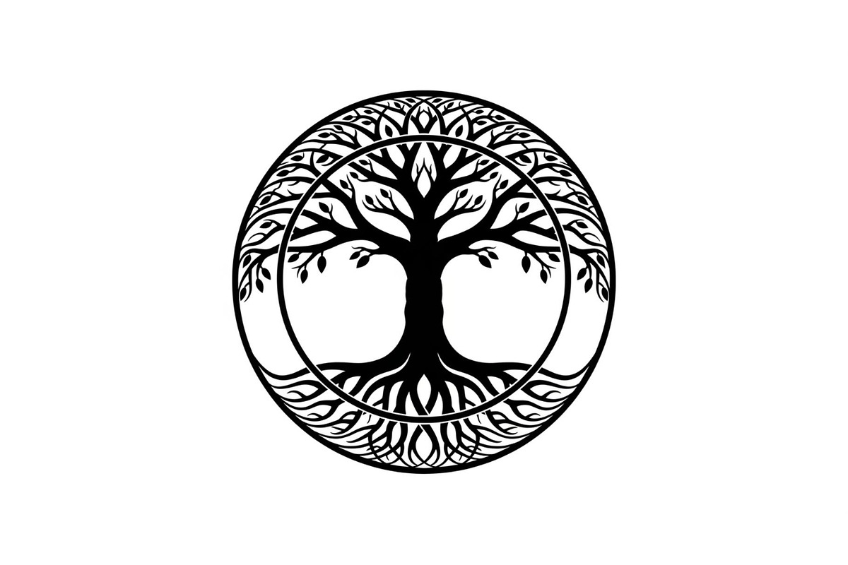 Tree of Life Circle Frame Bundle, an Illustration by Gaye Art (Photo 30 of 51)