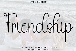Friendship, a Handwritten Font by InermediaSTUDIO