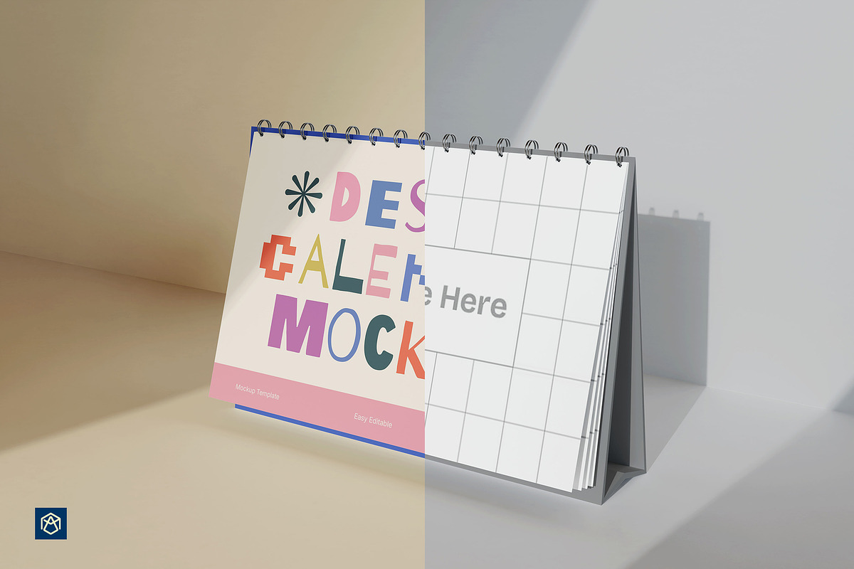 Desk Calendar Mockup, a Product Mockup by Artbox Studio (Photo 2 of 3)