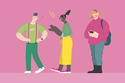 Waiting in line (vector), a Healthcare Illustration by Grivina's shop (Thumbnail 6 of 19)