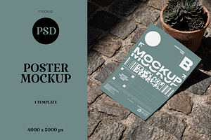 Cardboard Poster Mockup, a Product Mockup by PopotLane