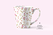 Floral Watercolor Patterns Set, a Pattern Graphic by Webvilla Studio (Thumbnail 8 of 9)