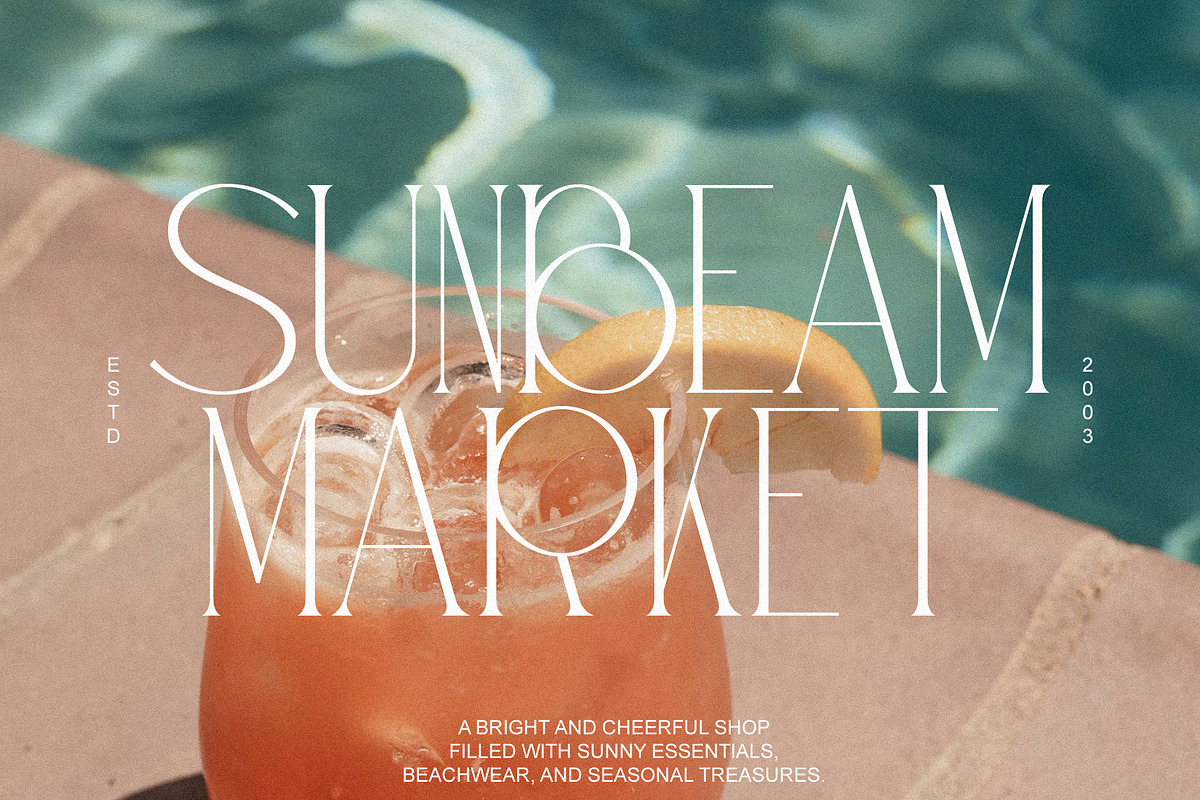 Ocean Dream - Chic & Elegant Serif, a Serif Font by Schrifted Type (Photo 3 of 8)