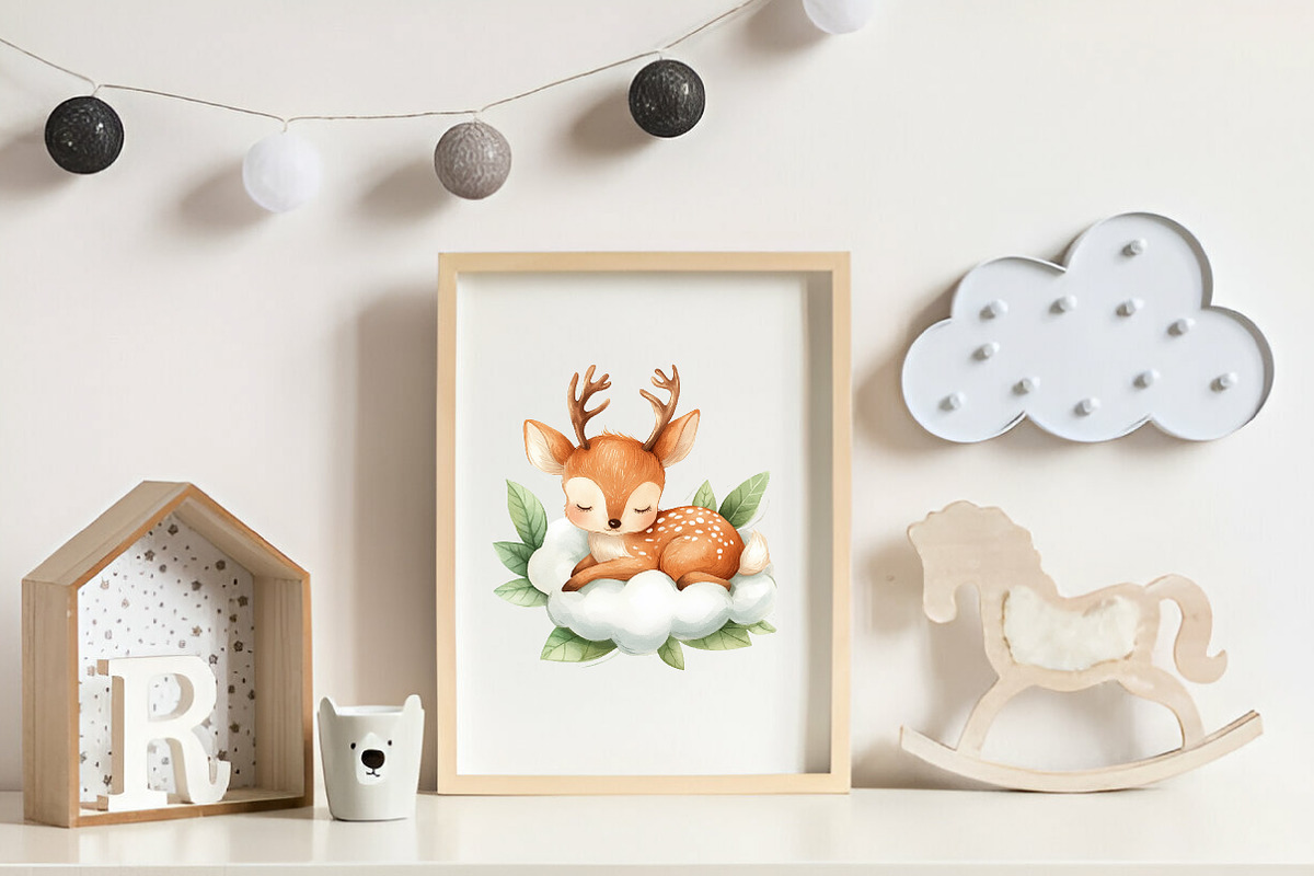 Sweet Forest Friends, Cute Baby, an Illustration by CreationArt (Photo 6 of 9)