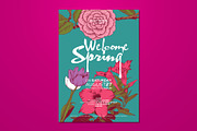 Hand Drawn Welcome Spring Flyer, a Flyer Template by ashenterprise (Thumbnail 1 of 2)