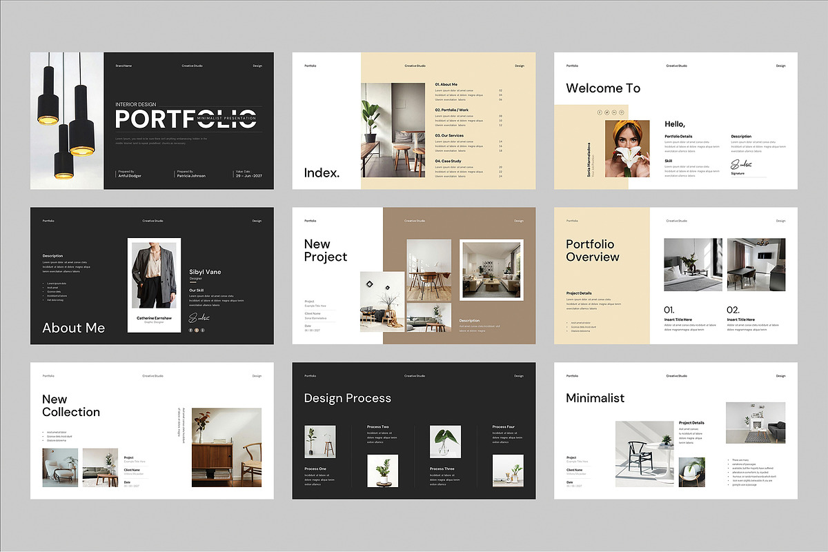 Portfolio Presentation Template, a Presentation Template by Cleffon_Graphic_Studio (Photo 2 of 4)