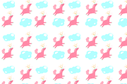 Unicorns pattern set, a Pattern Graphic by Kotozoid (Thumbnail 4 of 5)