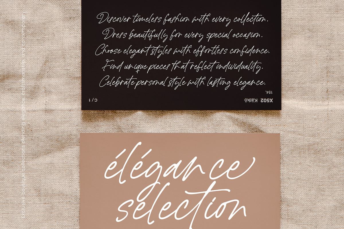 La Rettany Luxury Handwritten Font, a Script Font by Letterena Studios Script (Photo 4 of 10)