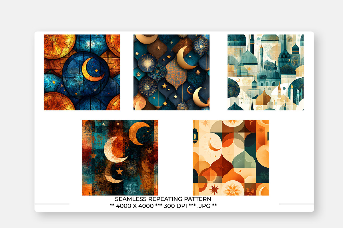 Eid Design Bundle, a Pattern Graphic by karenfoleyphoto (Photo 5 of 6)
