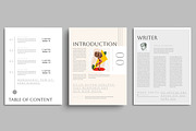 Minimalist E-book Layout, an UI Kit Template by ContestDesign (Thumbnail 2 of 6)