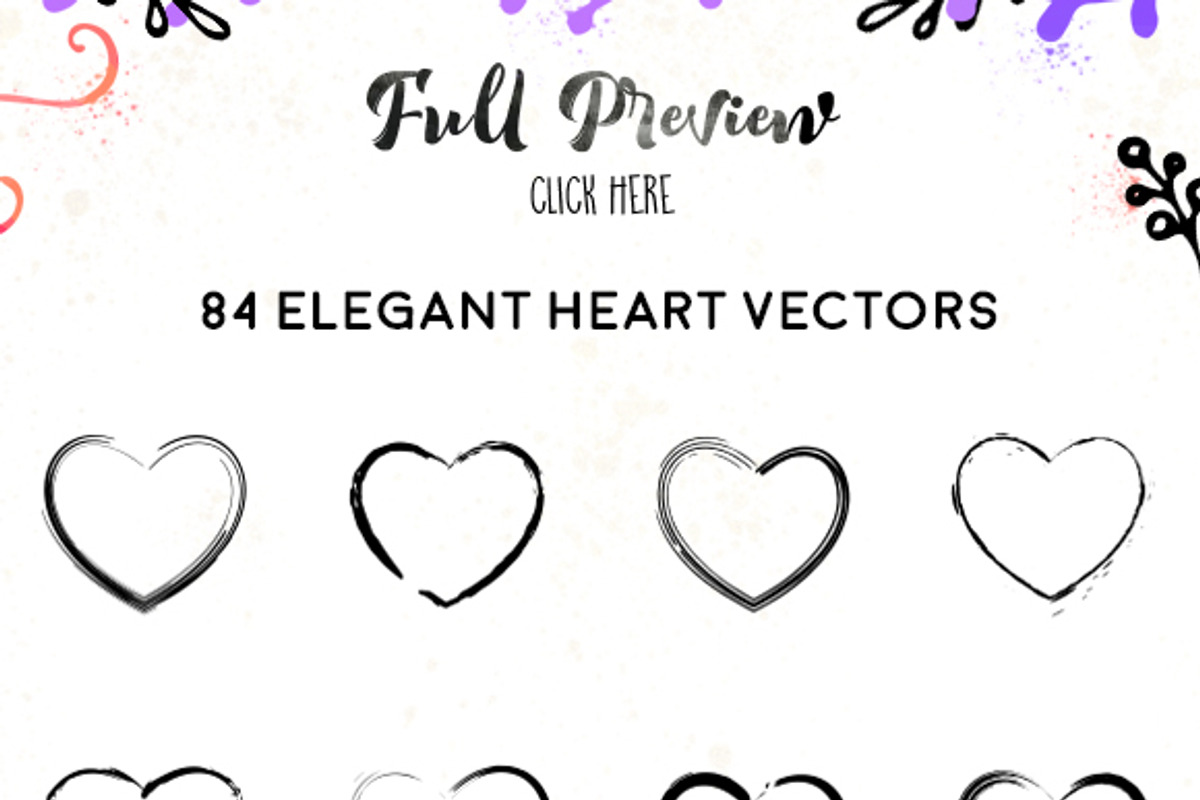 Feminine Logo Creator Kit - Hearts, a Branding & Logo Template by Pulp Creative Studios (Photo 8 of 9)
