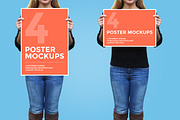 4 Poster Mockup Bundle, a Print Template by Craig Barber (Thumbnail 2 of 5)