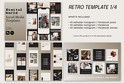 Instagram Retro Templates Bundle, a Social Media Template by Bonumo (Thumbnail 3 of 14)