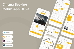 Cinema Booking Mobile App UI Kit