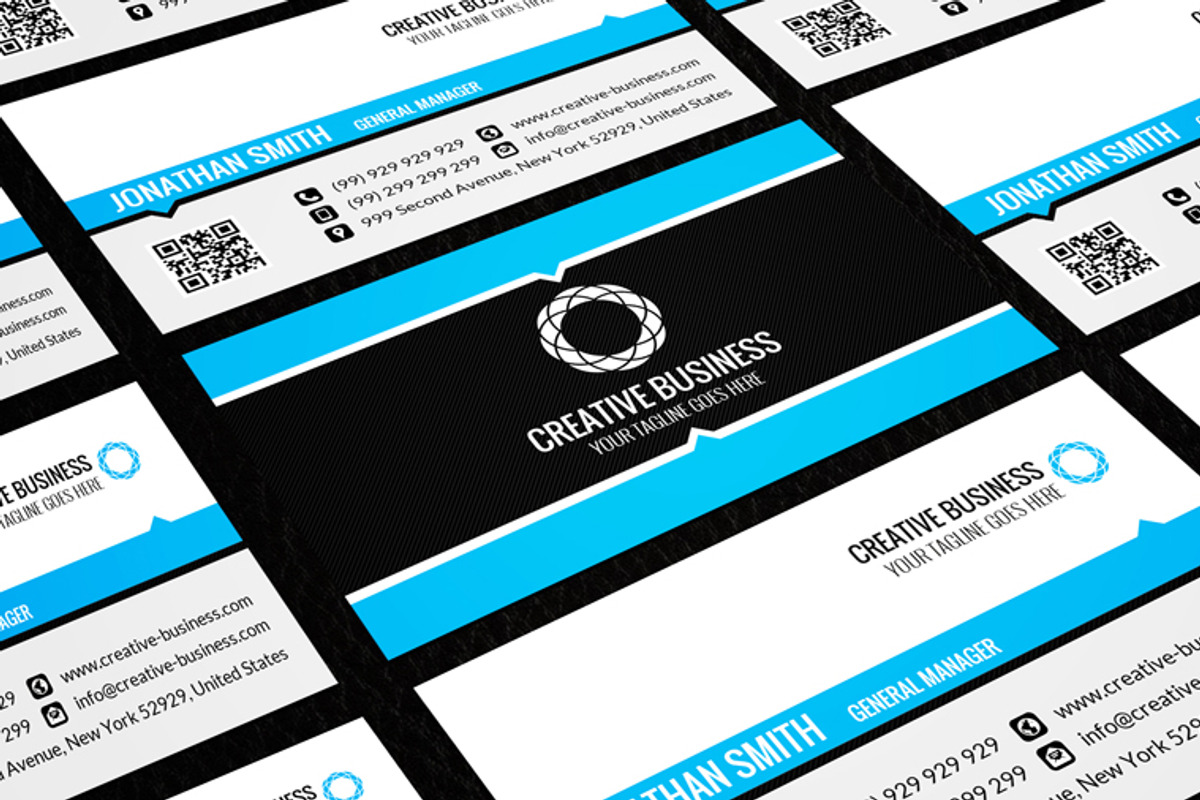 Corporate Business Card CM043, a Business Card Template by annozio (Photo 4 of 4)