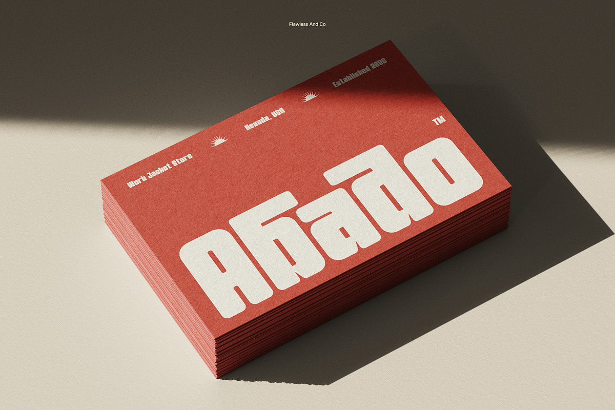 Nehgar - Modern Bold Display Font, a Sans Serif Font by Flawless And Co (Photo 4 of 10)