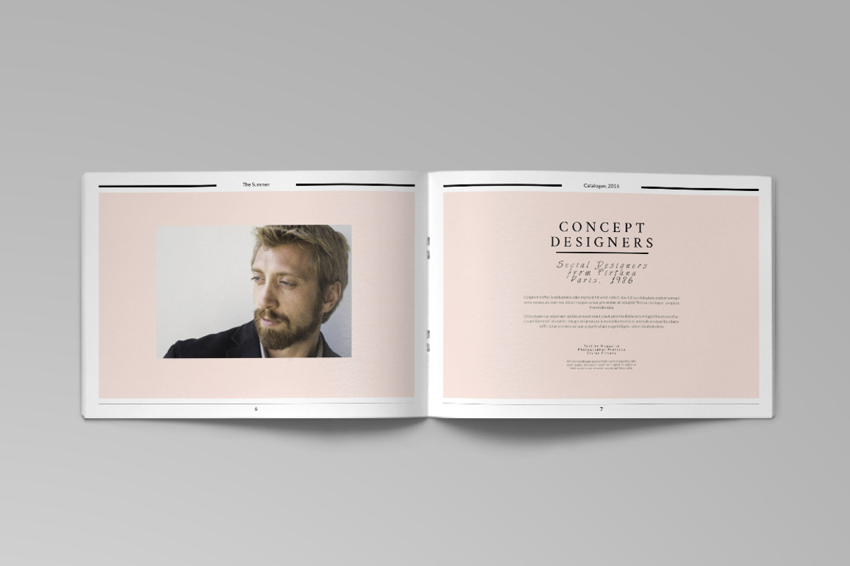 The Summer Catalogue, a Brochure Template by Firtana (Photo 3 of 11)
