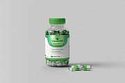 Pills Bottle Mockup, a Packaging Mockup by hokagata (Thumbnail 2 of 5)