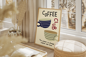 Kitchen Poster Wall Art Design Print