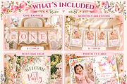 Wildflower Birthday Bundle Canva, a Marketing Template by KennedyStudio (Thumbnail 4 of 20)