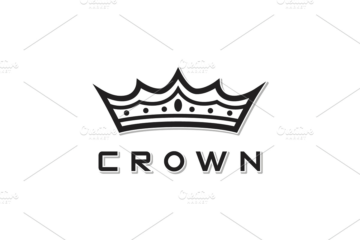 Minimalist Royal Queen Crown Logo, a Branding & Logo Template by Atlantis X Nurman Arbai (Photo 1 of 2)