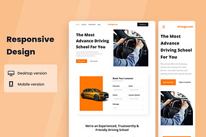 Driving School Web Design