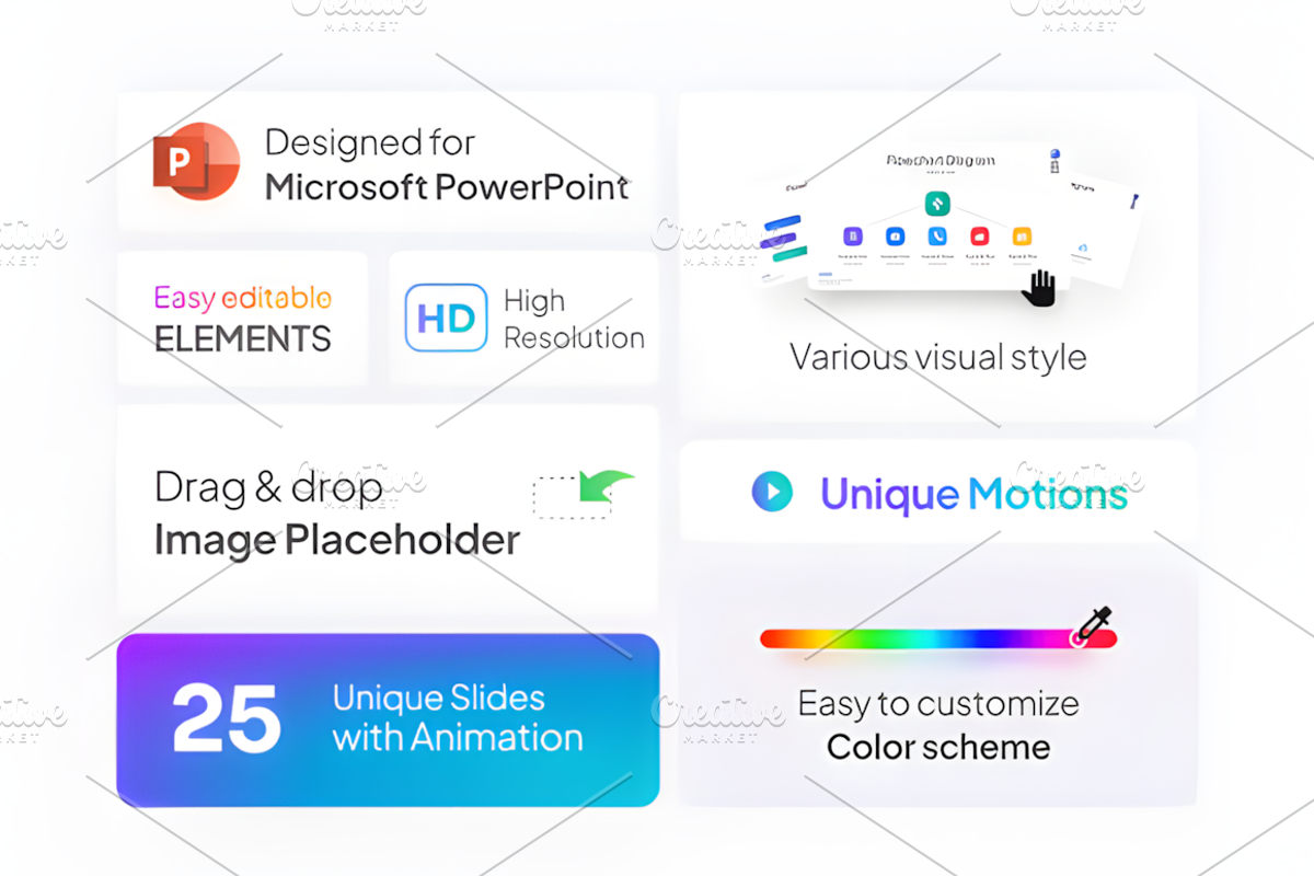 Flowchart Set PowerPoint Template, a Presentation Template by Ink Gallery (Photo 2 of 3)