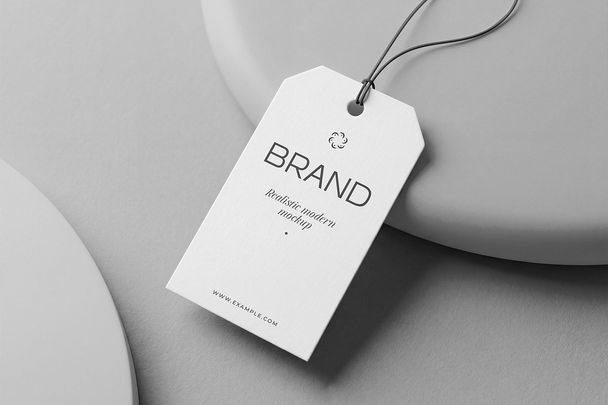 Hanging Label Tag Mockup, an Advertising Mockup by graphypix (Photo 3 of 4)