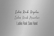 Ladies Rock Font Duo, a Script Font by Firtana (Thumbnail 9 of 9)