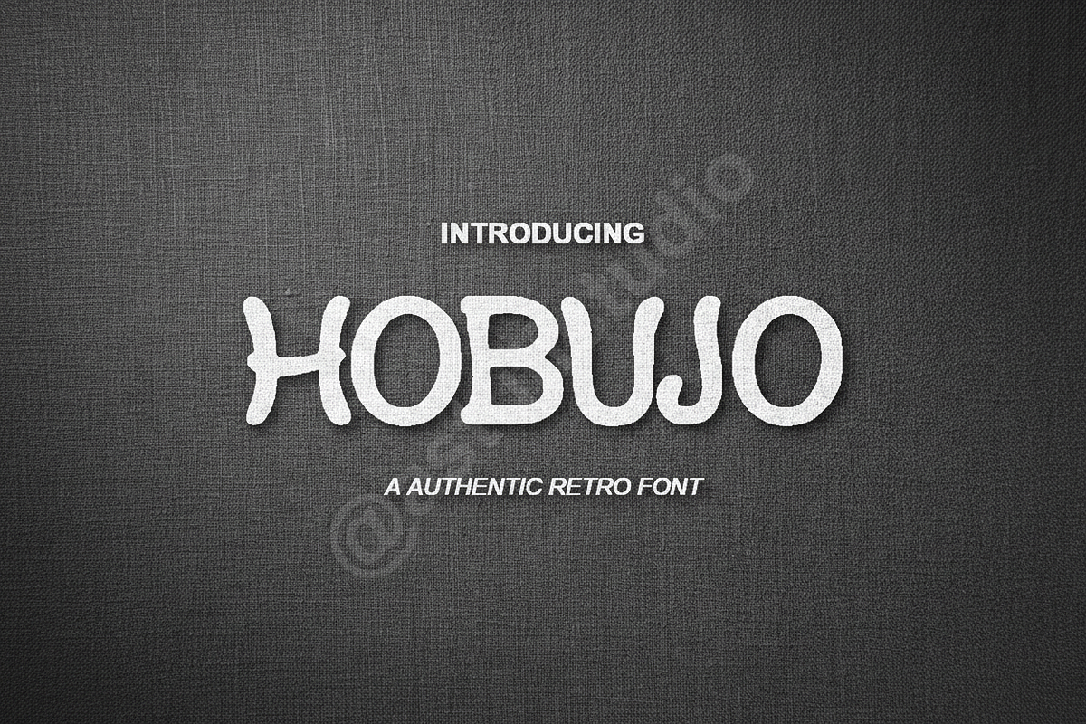 Hobujo | Premium Luxury Display Seri, a Font by Astuti Studio (Photo 1 of 16)