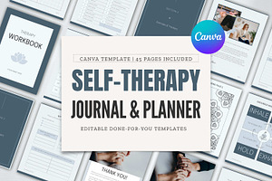 Therapy Journal Worksheets Canva