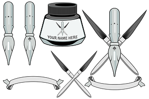 Pens, Ink and Brushes