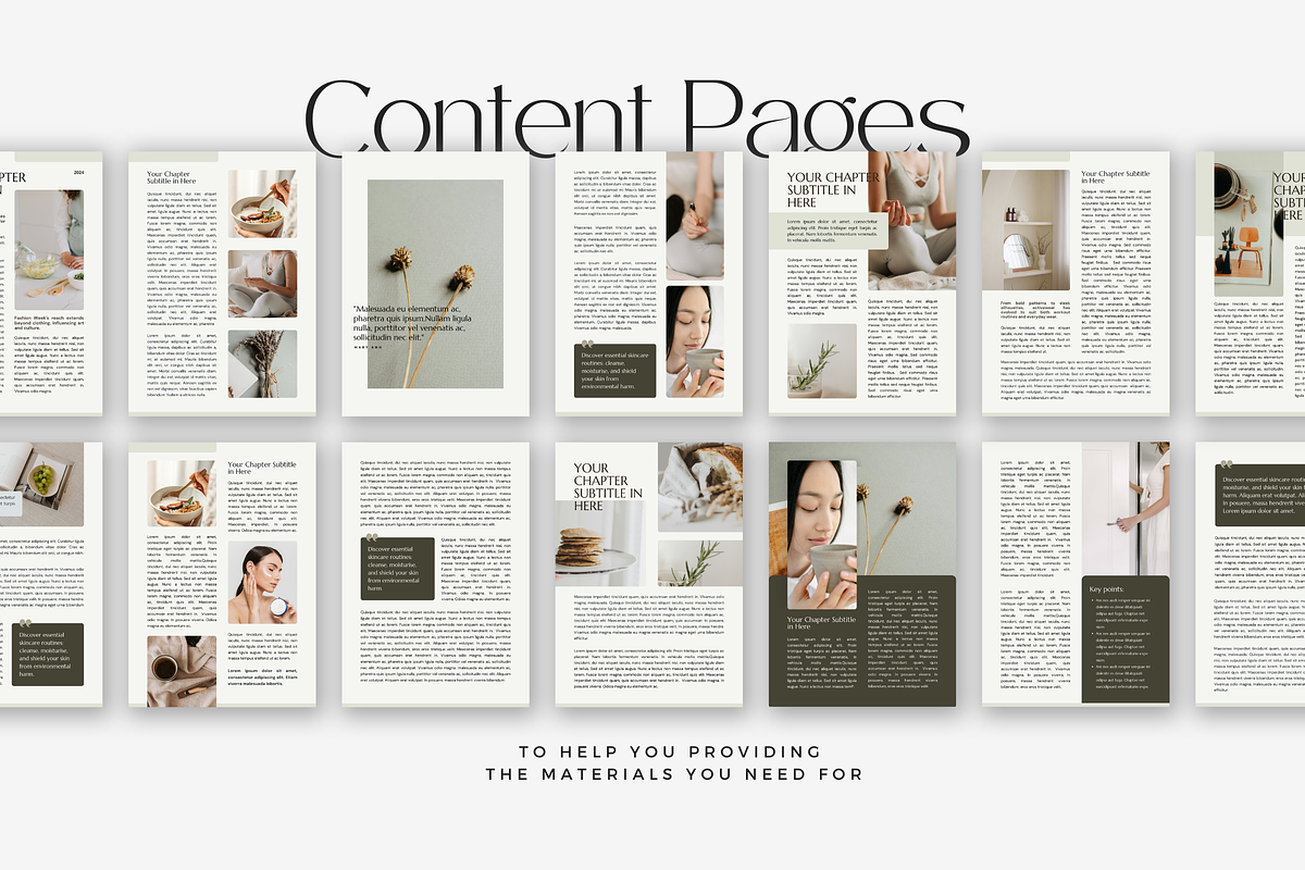 Canva Health Ebook WorkBook Ellen, a Magazine Template by Lovely Confetti (Photo 4 of 8)