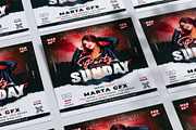 Sunday Party Flyer, Nightclub Flyer, a Flyer Template by Artphic (Thumbnail 2 of 4)