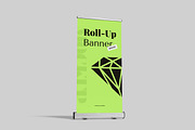 Roll Up Banner Mockup, an Advertising Mockup by Pikachudesign (Thumbnail 5 of 5)