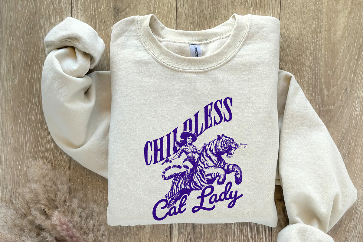 Childless Cat Lady Png, Cat Ladies, an Illustration by SharpMarketplace (Photo 7 of 9)