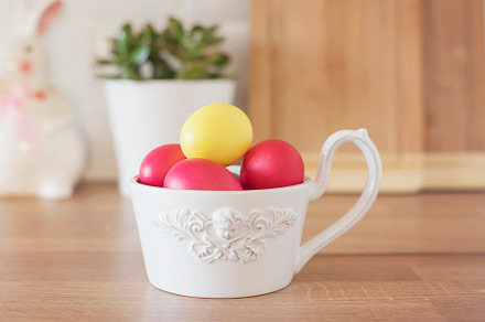 Happy Easter! Colorful Easter Eggs