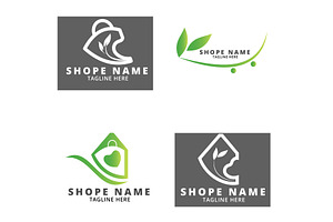 Shope Logo Design, a Texture Graphic by Sashamim22