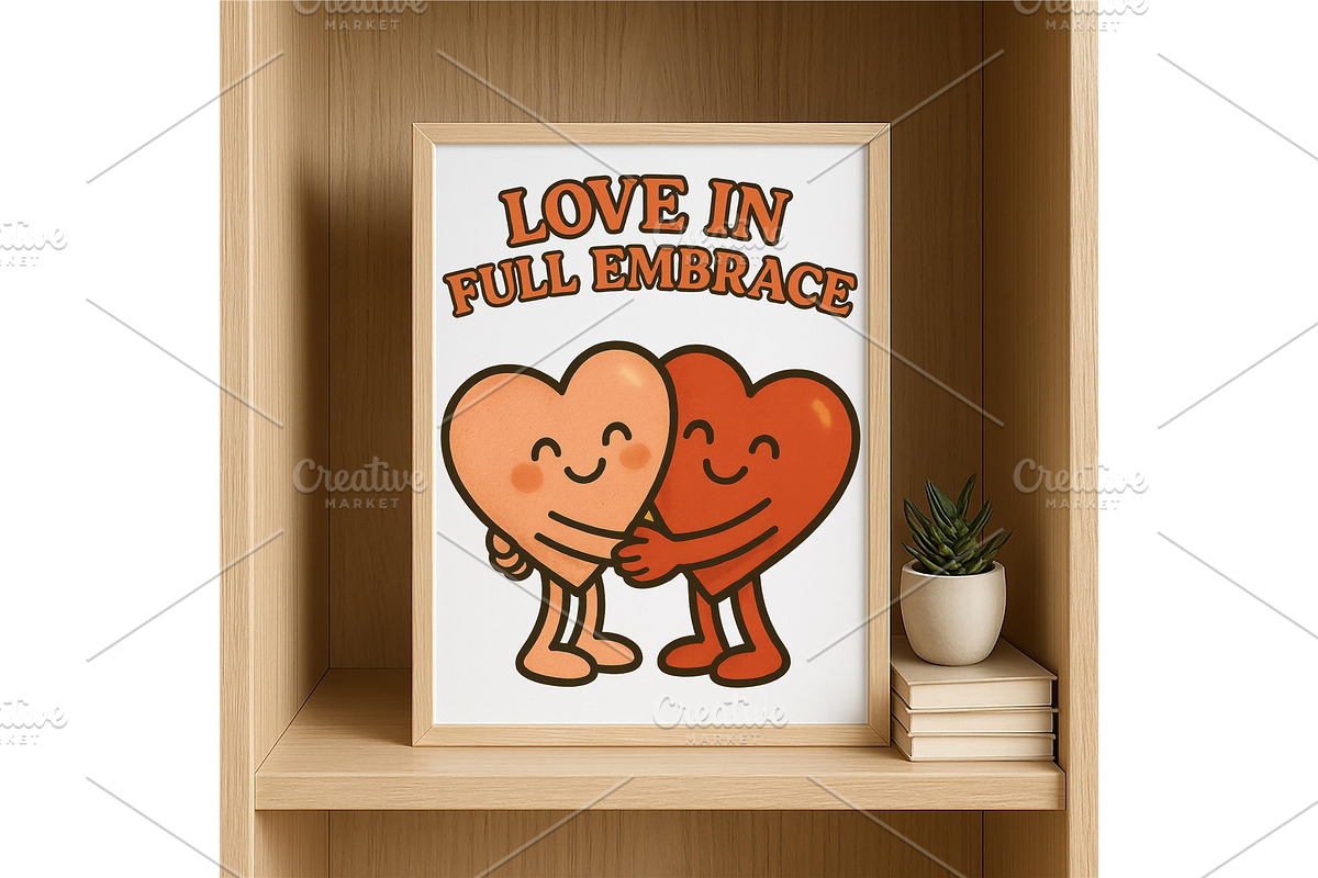 Personalize Love in Full Embrace, a Background Graphic by LaseredNinja (Photo 4 of 7)