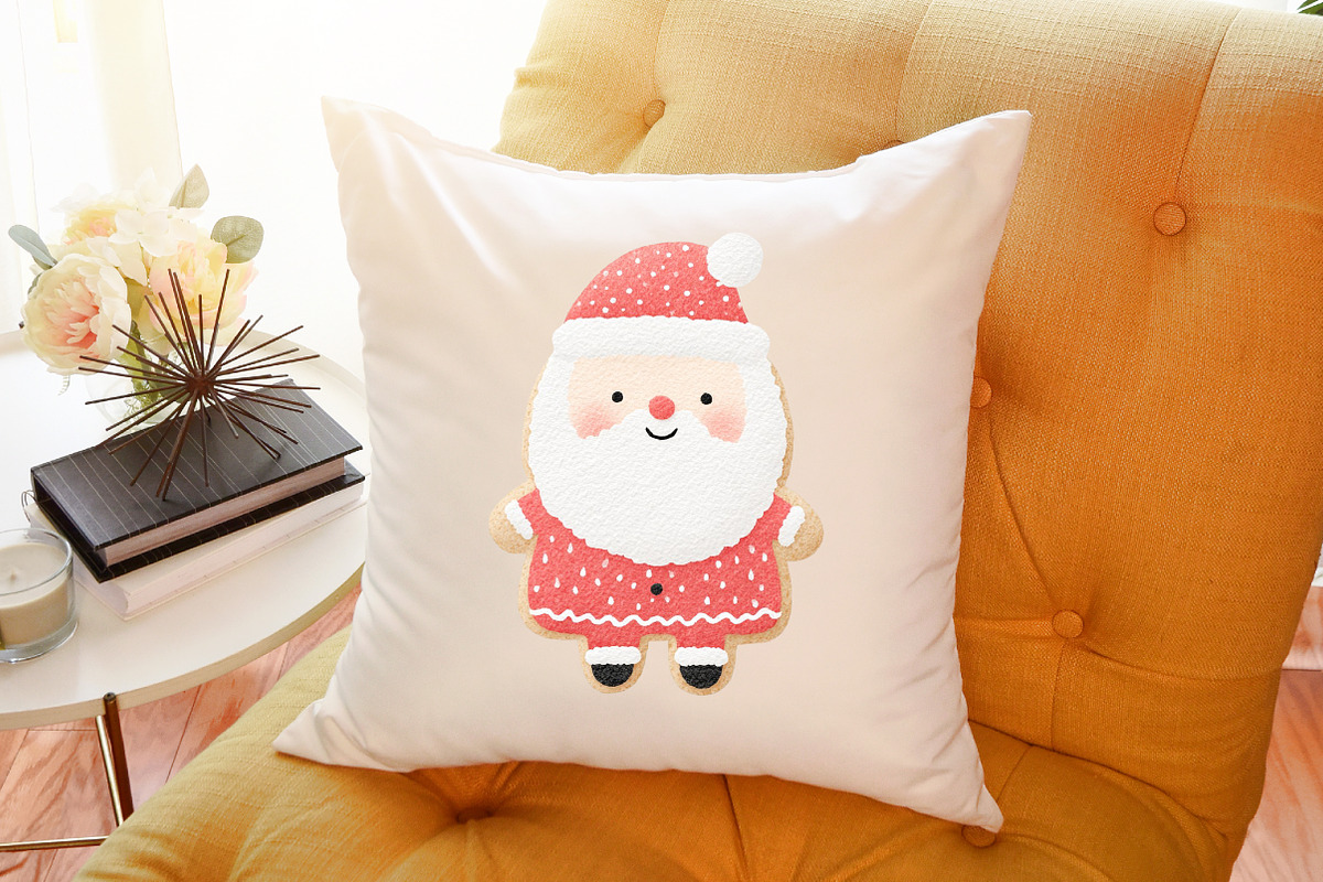 Christmas Sweets Watercolor Clipart, an Illustration by Sublimation Artist (Photo 6 of 6)