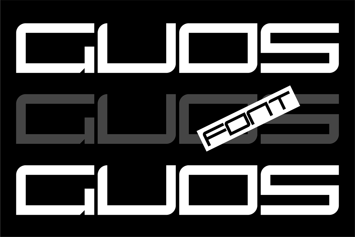 Guds - Futuristic Display Font, a Sans Serif Font by Typeagle (Photo 4 of 10)