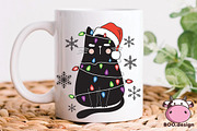 Funny Christmas Cat Design Bundle, a Graphic by Boodesign (Thumbnail 4 of 6)